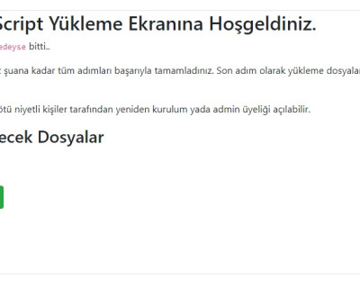Otomatik Yükleme Özelliği Eklendi